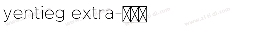 yentieg extra字体转换